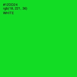 #12DD24 - Green Color Image