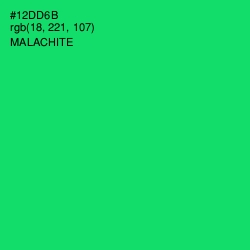 #12DD6B - Malachite Color Image