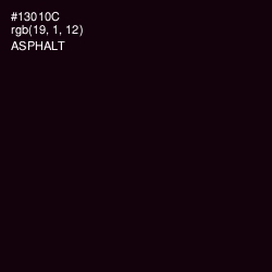 #13010C - Asphalt Color Image