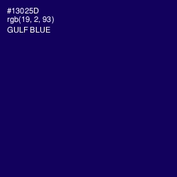 #13025D - Gulf Blue Color Image