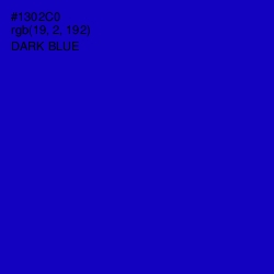 #1302C0 - Dark Blue Color Image