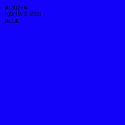 #1302FA - Blue Color Image