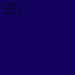 #13035E - Gulf Blue Color Image