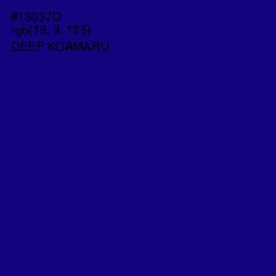 #13037D - Deep Koamaru Color Image