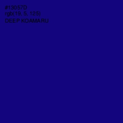 #13057D - Deep Koamaru Color Image