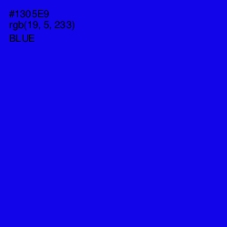 #1305E9 - Blue Color Image