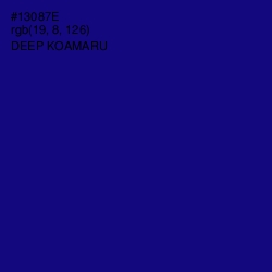 #13087E - Deep Koamaru Color Image