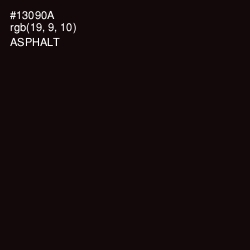 #13090A - Asphalt Color Image