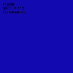 #1309B1 - Ultramarine Color Image