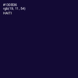 #130B36 - Haiti Color Image