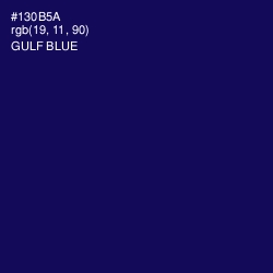 #130B5A - Gulf Blue Color Image