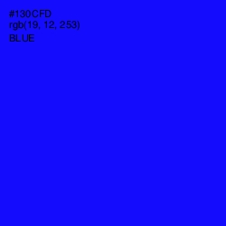 #130CFD - Blue Color Image