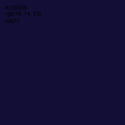 #130E35 - Haiti Color Image