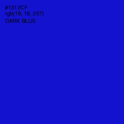 #1312CF - Dark Blue Color Image