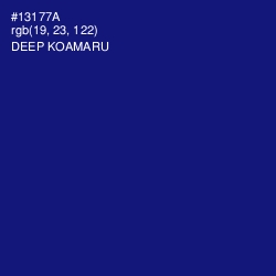 #13177A - Deep Koamaru Color Image