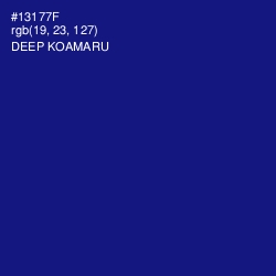 #13177F - Deep Koamaru Color Image