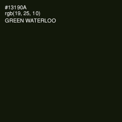 #13190A - Green Waterloo Color Image