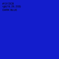 #131DCB - Dark Blue Color Image