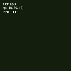 #131E0D - Pine Tree Color Image