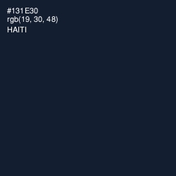 #131E30 - Haiti Color Image