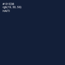 #131E38 - Haiti Color Image