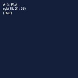 #131F3A - Haiti Color Image