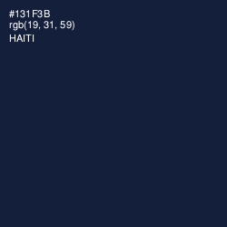 #131F3B - Haiti Color Image