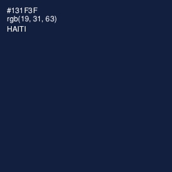 #131F3F - Haiti Color Image