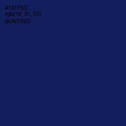 #131F5C - Bunting Color Image