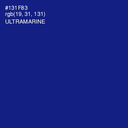 #131F83 - Ultramarine Color Image