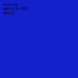 #1321CB - Dark Blue Color Image