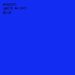 #132CF1 - Blue Color Image