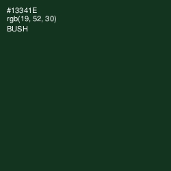 #13341E - Bush Color Image