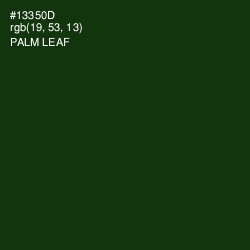 #13350D - Palm Leaf Color Image