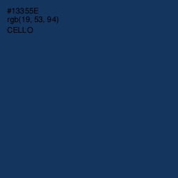 #13355E - Cello Color Image