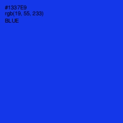 #1337E9 - Blue Color Image