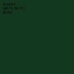 #13381F - Bush Color Image