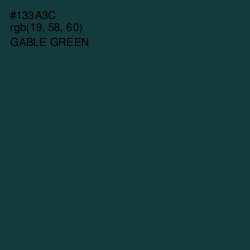 #133A3C - Gable Green Color Image