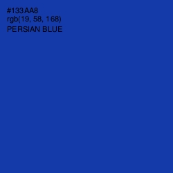 #133AA8 - Persian Blue Color Image