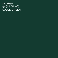 #133B30 - Gable Green Color Image