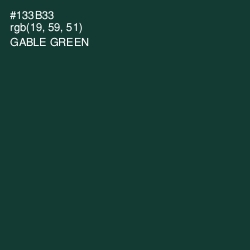 #133B33 - Gable Green Color Image