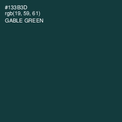 #133B3D - Gable Green Color Image