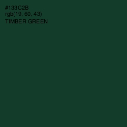 #133C2B - Timber Green Color Image