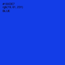 #133DE7 - Blue Color Image