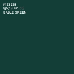 #133E38 - Gable Green Color Image