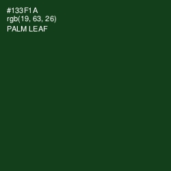 #133F1A - Palm Leaf Color Image