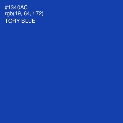 #1340AC - Tory Blue Color Image