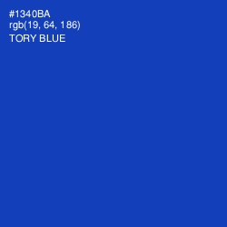 #1340BA - Tory Blue Color Image