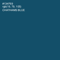 #134F69 - Chathams Blue Color Image