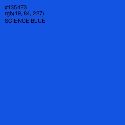 #1354E3 - Science Blue Color Image